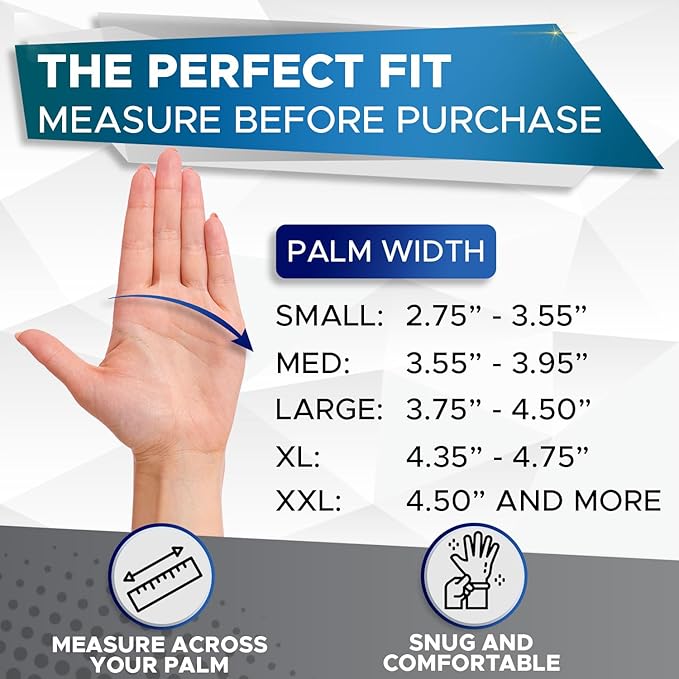 Glove Sizing Guide - Measure Across Your Palm
